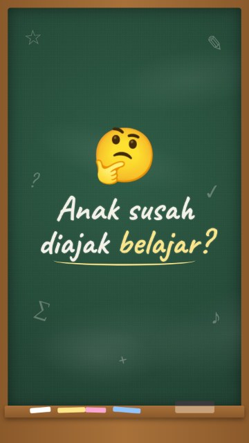 Contoh tema Papan Tulis
